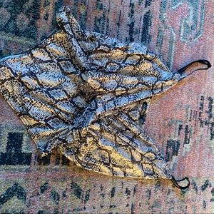 Boohoo Snake Skin One Piece